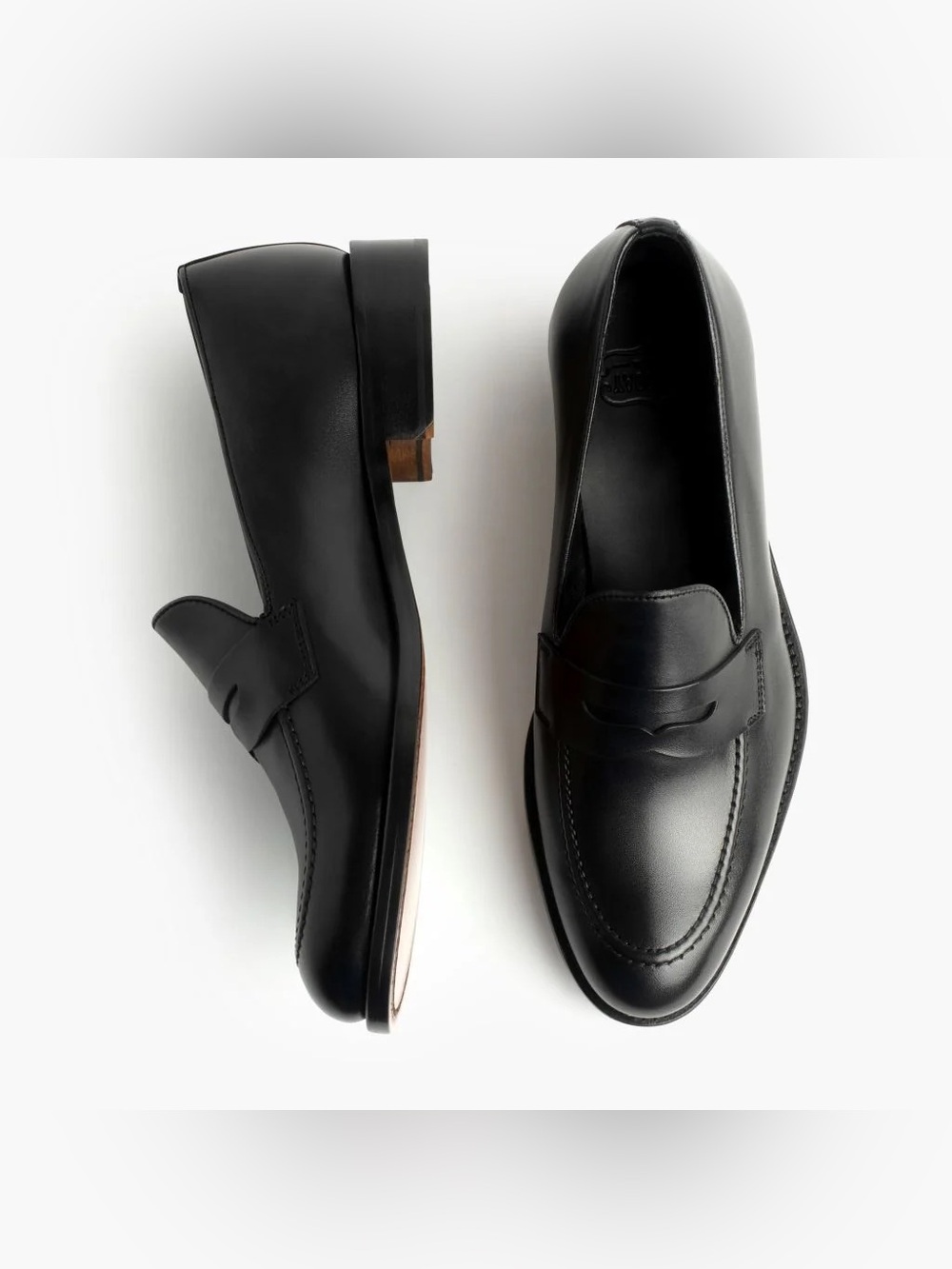 Thursday Boot Co Lincoln Loafers Black Leather Size 12